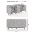 Crosley Furniture Levi Sideboard in Maple