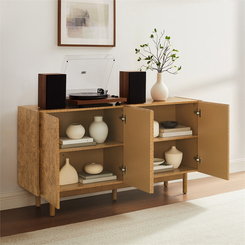 Crosley Furniture Levi Sideboard in Maple