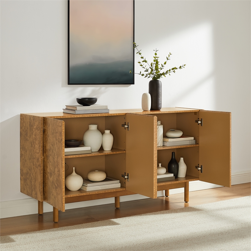Crosley Furniture Levi Sideboard in Maple