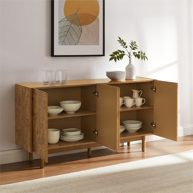 Crosley Furniture Levi Sideboard in Maple