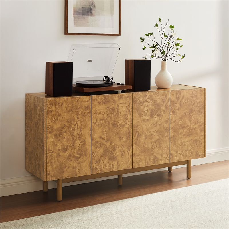 Crosley Furniture Levi Sideboard in Maple