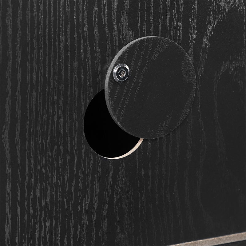 Crosley Furniture Essen Sideboard in Black