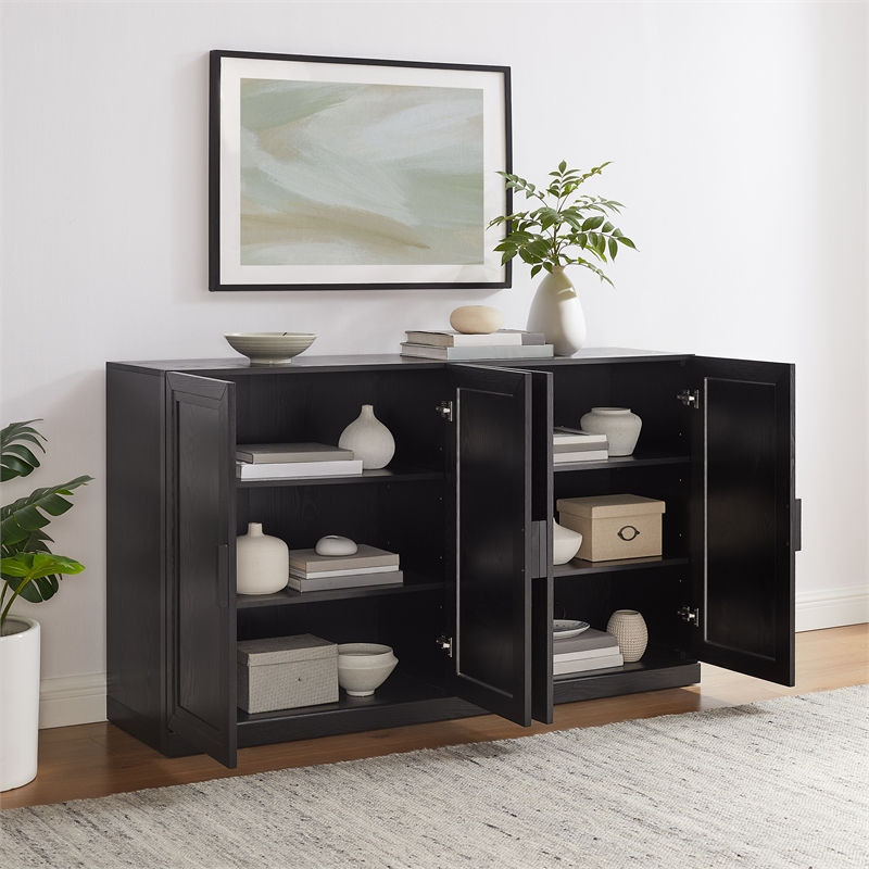 Crosley Furniture Essen Sideboard in Black