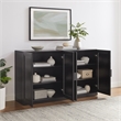 Crosley Furniture Essen Sideboard in Black