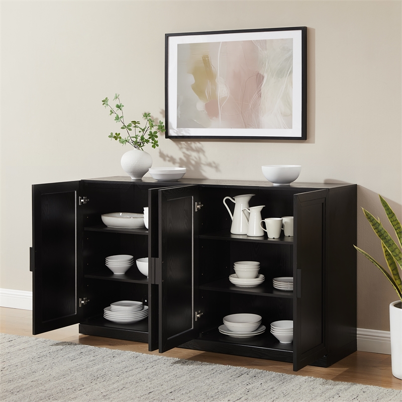 Crosley Furniture Essen Sideboard in Black