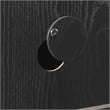 Crosley Furniture Essen 3-Piece Sideboard And Glass Door Pantry Set in Black