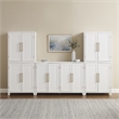 Crosley Furniture Roarke 3-Piece Sideboard & Pantry Set in White