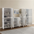 Crosley Furniture Roarke 3-Piece Sideboard & Pantry Set in White