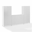 Crosley Furniture Roarke 3-Piece Sideboard & Pantry Set in White