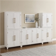 Crosley Furniture Roarke 3-Piece Sideboard & Pantry Set in White