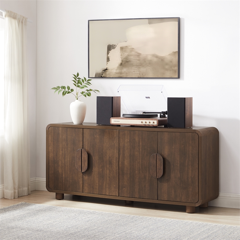 Crosley Furniture Millie Sideboard in Brown