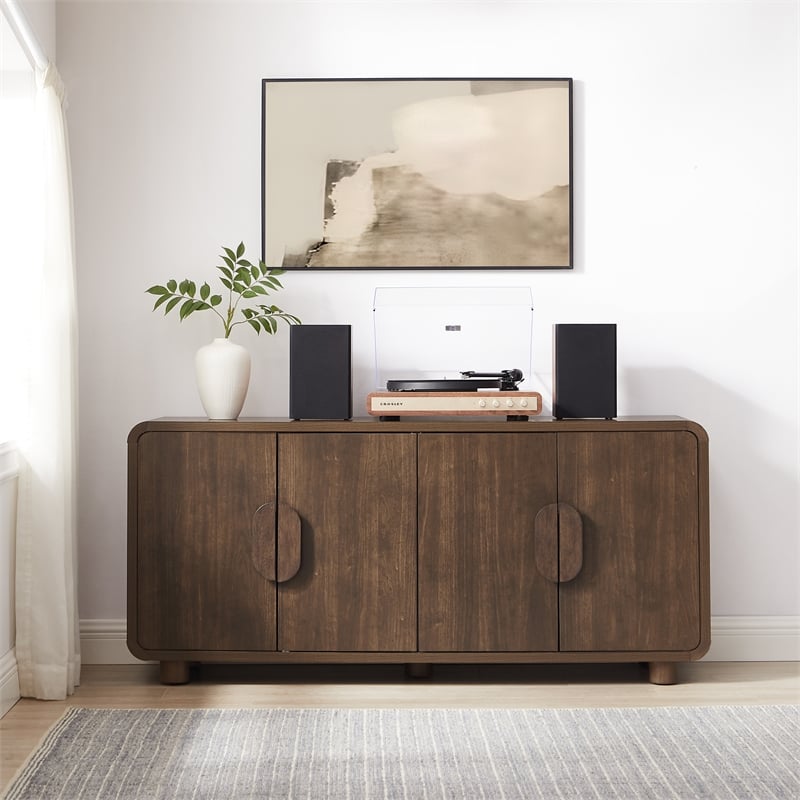 Crosley Furniture Millie Sideboard in Brown