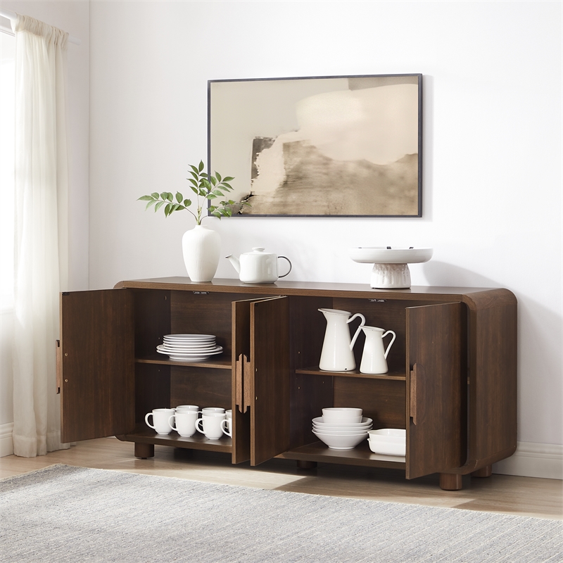 Crosley Furniture Millie Sideboard in Brown