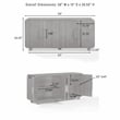 Crosley Furniture Millie Sideboard in Brown