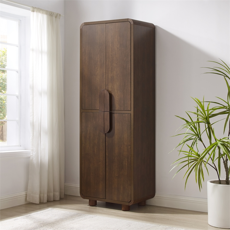Crosley Furniture Millie Pantry in Brown