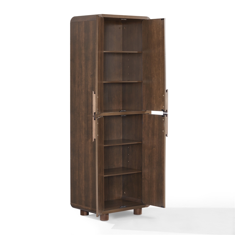 Crosley Furniture Millie Pantry in Brown