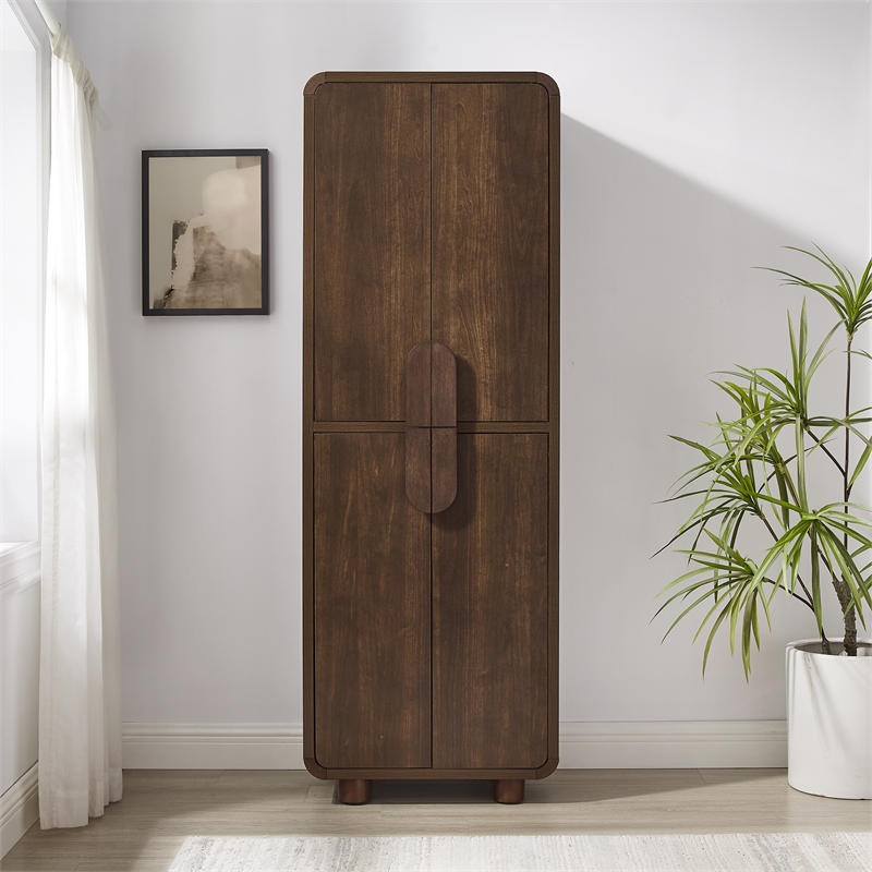 Crosley Furniture Millie Pantry in Brown