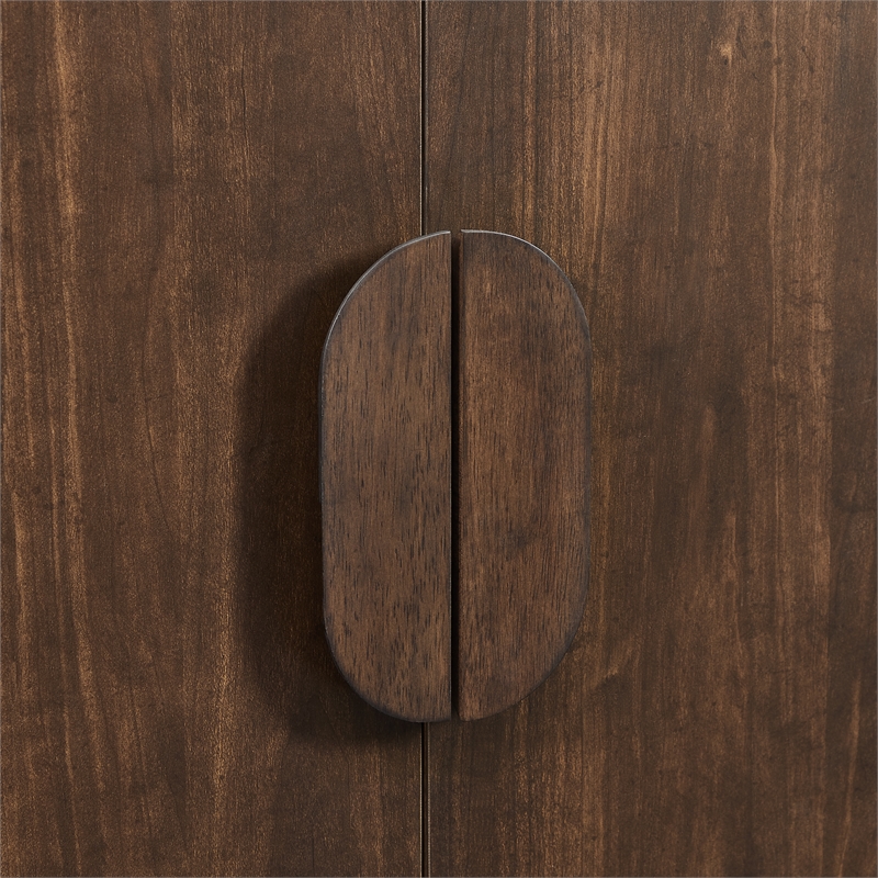 Crosley Furniture Millie 3-Piece Sideboard And Pantry Set in Brown