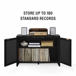 Crosley Furniture Kenji Record Storage Media Console in Black