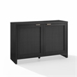 Crosley Furniture Kenji Record Storage Media Console in Black