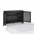 Crosley Furniture Kenji Record Storage Media Console in Black