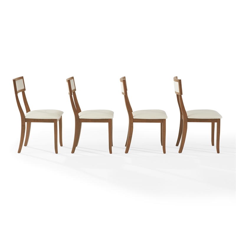 Crosley Furniture Alessia 4-Piece Dining Chair Set in Brown
