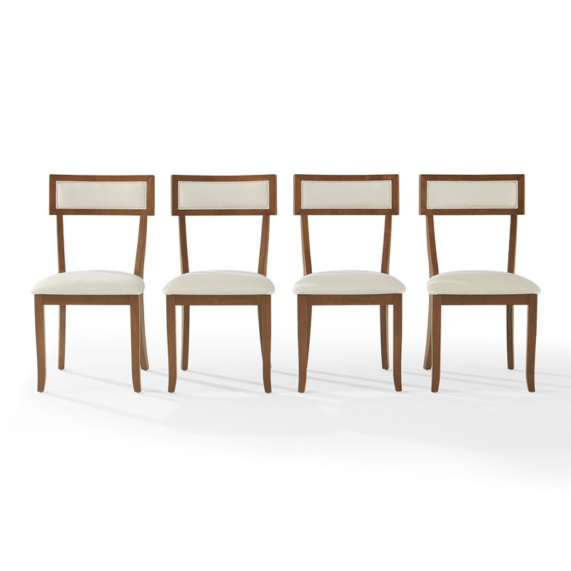 Crosley Furniture Alessia 4-Piece Dining Chair Set in Brown