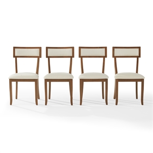 Crosley Furniture Alessia 4-Piece Dining Chair Set in Brown
