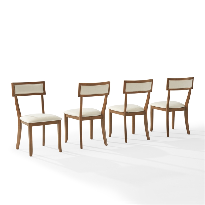 Crosley Furniture Alessia 4-Piece Dining Chair Set in Brown