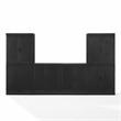 Crosley Furniture Essen 3-Piece Entertainment Center in Black