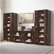 Crosley Furniture Millie 3-Piece  Entertainment Center in Brown