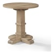 Crosley Furniture Joanna Side Table in Rustic Brown