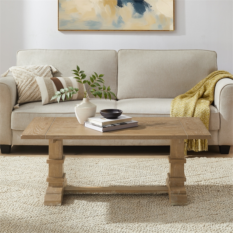 Crosley Furniture Joanna Coffee Table in Rustic Brown