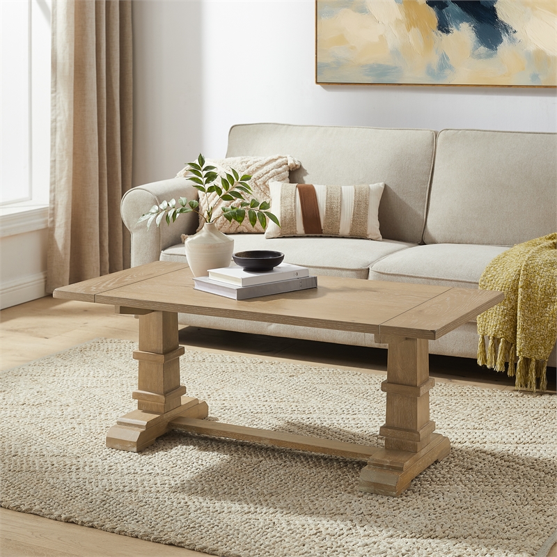 Crosley Furniture Joanna Coffee Table in Rustic Brown