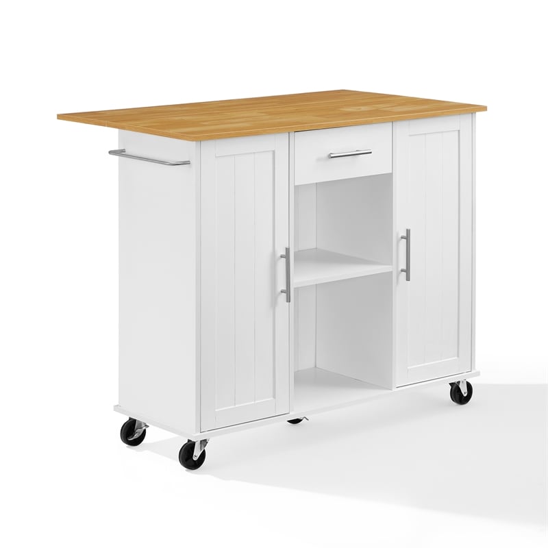 Crosley Furniture Stella Kitchen Cart in White