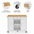 Crosley Furniture Stella Kitchen Cart in White
