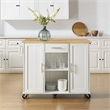 Crosley Furniture Stella Kitchen Cart in White