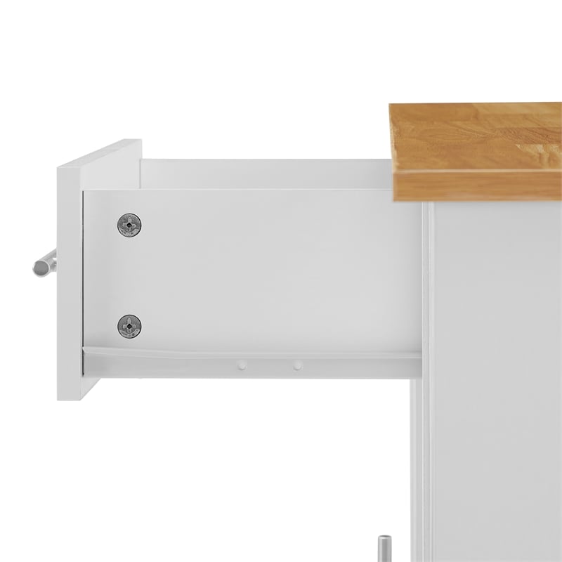 Crosley Furniture Stella Kitchen Cart in White