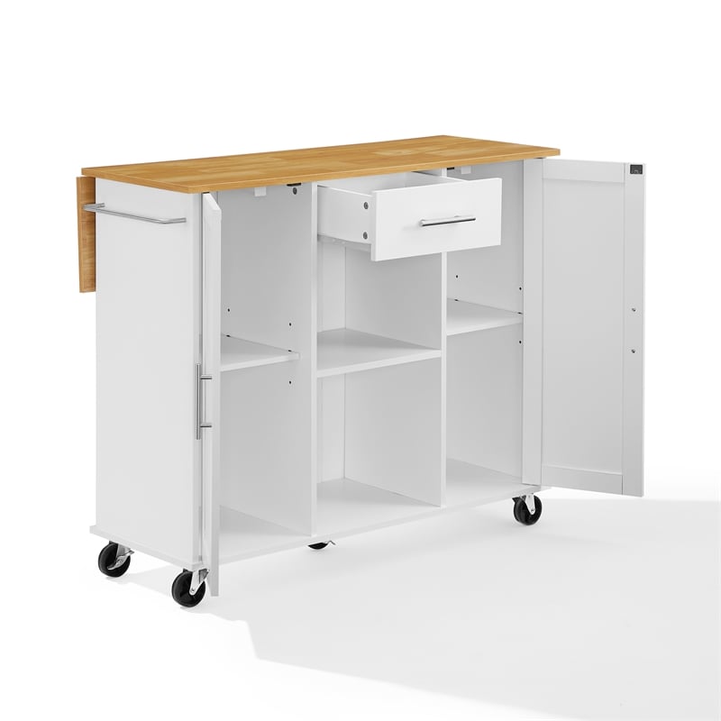 Crosley Furniture Stella Kitchen Cart in White