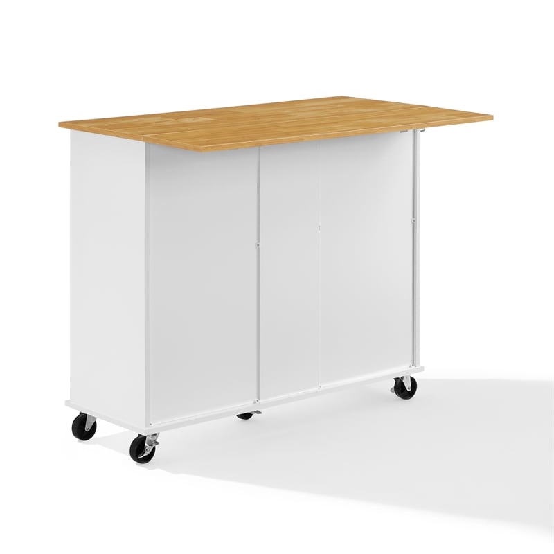 Crosley Furniture Stella Kitchen Cart in White