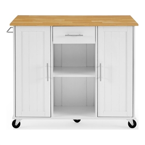 Crosley Furniture Stella Kitchen Cart in White