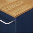 Crosley Furniture Stella Kitchen Cart in Navy
