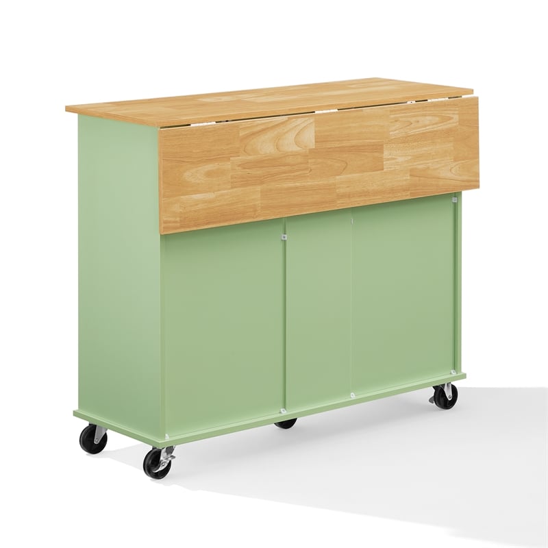 Crosley Furniture Stella Kitchen Cart in Mint