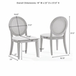 Crosley Furniture Katia 9Pc Dining Table Set For 8 Cane-Back Chairs in Driftwood