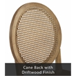 Crosley Furniture Katia 7Pc Dining Set With Cane-Back Chairs in Driftwood
