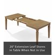 Crosley Furniture Katia 7-Piece Dining Table With Cane-Back Chairs in Driftwood