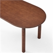 Crosley Furniture Kennedy Dining Table in Walnut