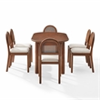 Crosley Furniture Kennedy 7-Piece Dining Table in Walnut