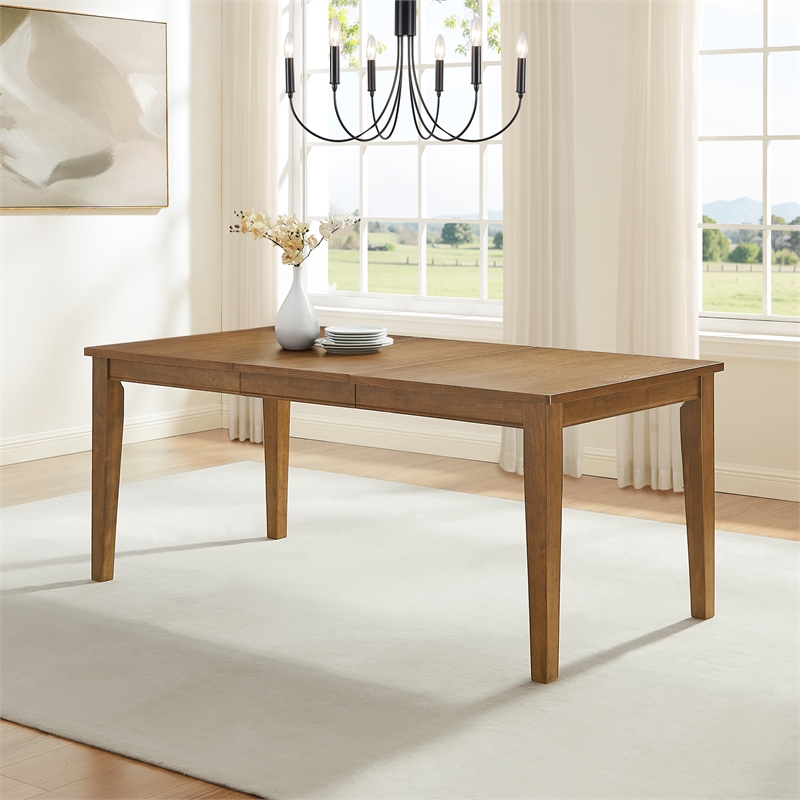 Crosley Furniture Alessia Dining Table in Brown