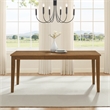 Crosley Furniture Alessia Dining Table in Brown